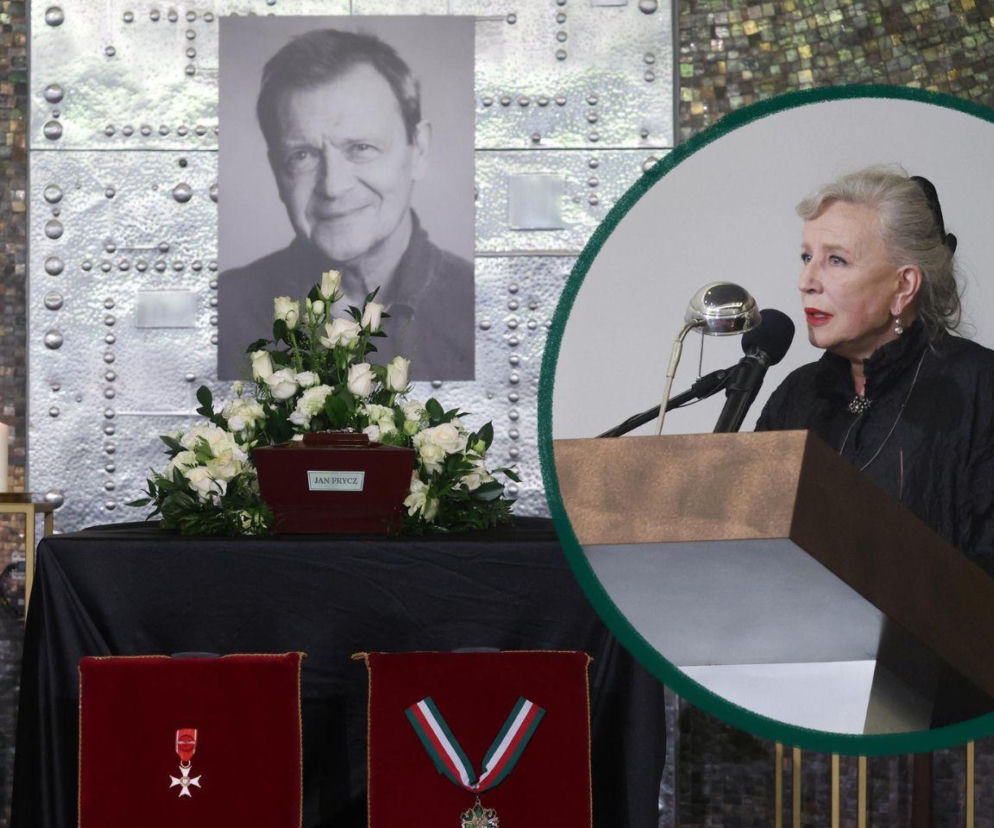 Janda poruszyła na pogrzebie Frycza. O tym wspomniała 