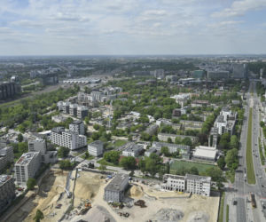 Widok na Warszawę ze Skylinera w 2025 r.