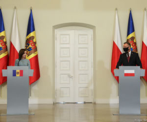 Prezydent Duda spotkał się z prezydent Mołdawii
