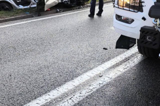 Dwie osoby zginęły w tragicznym wypadku! Droga krajowa zablokowana