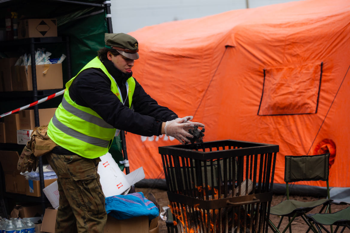 Harcerze z Siedlec aktywnie włączają się w pomoc uchodźcom w ramach kontyngentu humanitarnego ZHP "Zastęp Granica"