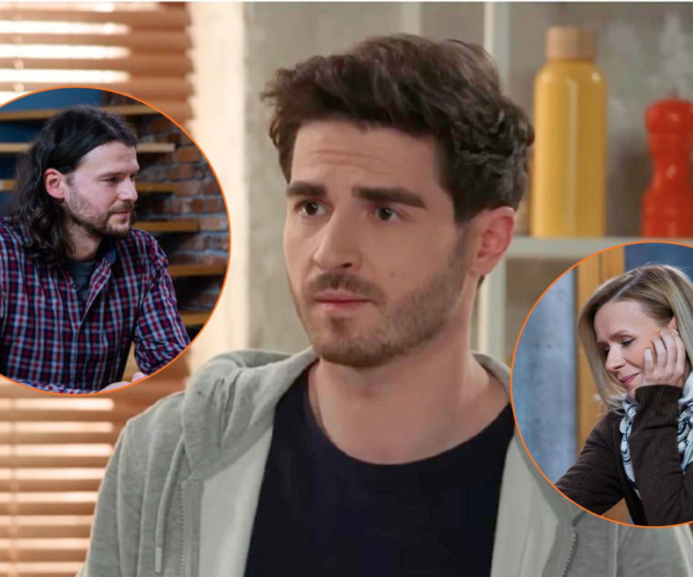 Pierwsza miłość, odc. 4197: Marysia (Aneta Zając) spotyka Pawła (Mateusz Kościukiewicz) po latach. Kacper (Damian Kulec) nie wytrzymuje napięcia