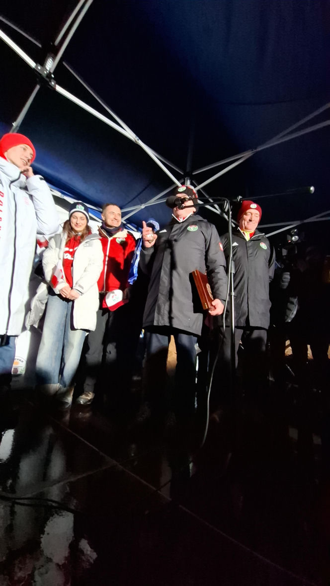 Powitanie Kacpra Tomasiaka w Bystrej 18.02.2026