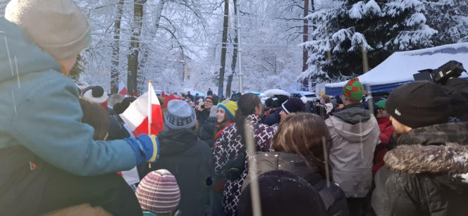 Powitanie Kacpra Tomasiaka w Bystrej 18.02.2026