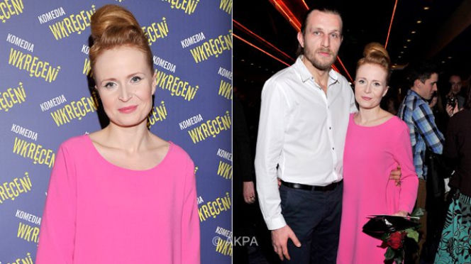 Dominika Kluźniak z partnerem - premiera filmu Wkręceni