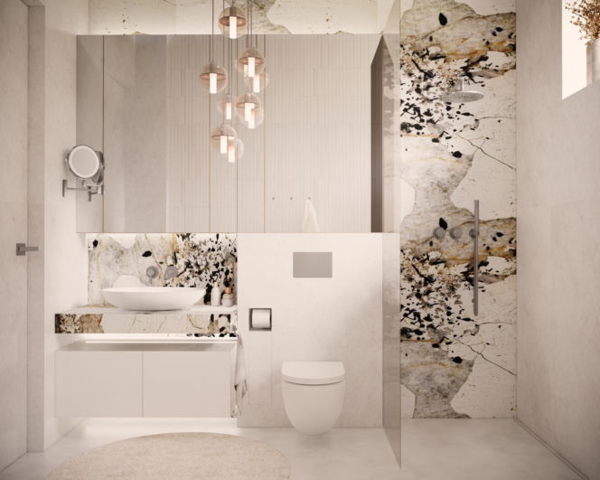 Oświetlenie we wnętrzach - projekt Tissu Architecture