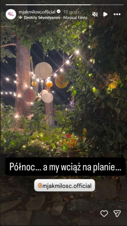 M jak miłość nowy sezon na planie. Artur (Robert Moskwa) na weselu Natalki (Dominika Suchecka) i Adama (Patryk Szwichtenberg)