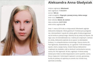 16-letnia Aleksandra Gładysiak zniknęła na moście, wcześniej wysłała pożegnalnego SMS-a. Szokujące kulisy