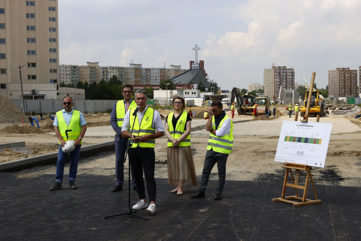  Kondratowicza zazieleni się przez metro. Mieszkańcy dostaną nową stację i tysiąc drzew