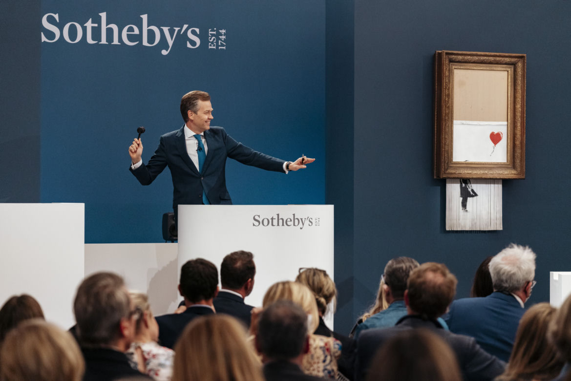 Christopher Walken zniszczył pracę Banksy'ego
