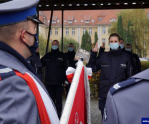 Nowi policjanci na Warmii i Mazurach. Ślubowało 45 funkcjonariuszy [ZDJĘCIA]