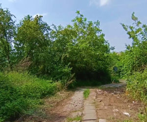 Mur między osiedlami w Szczecinie