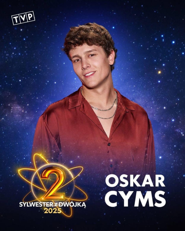 Oskar Cyms gwiazdą Sylwestra z Dwójką TVP w Katowicach