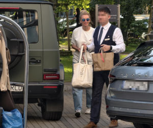 Martyna Wojciechowska z ogromną ilością ubrań w Sopocie
