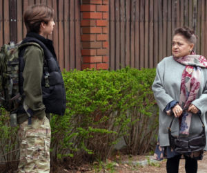 Barwy szczęścia, odc. 3436. Lucyna (Grażyna Zielińska), Emil (Artem Malaszczuk)