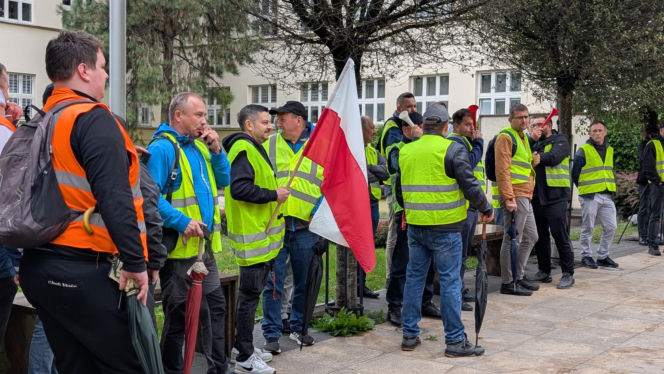 Pikieta przed Grupą Azoty