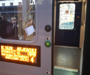Pociąg Rejewski ruszył z Bydgoszczy do Warszawy