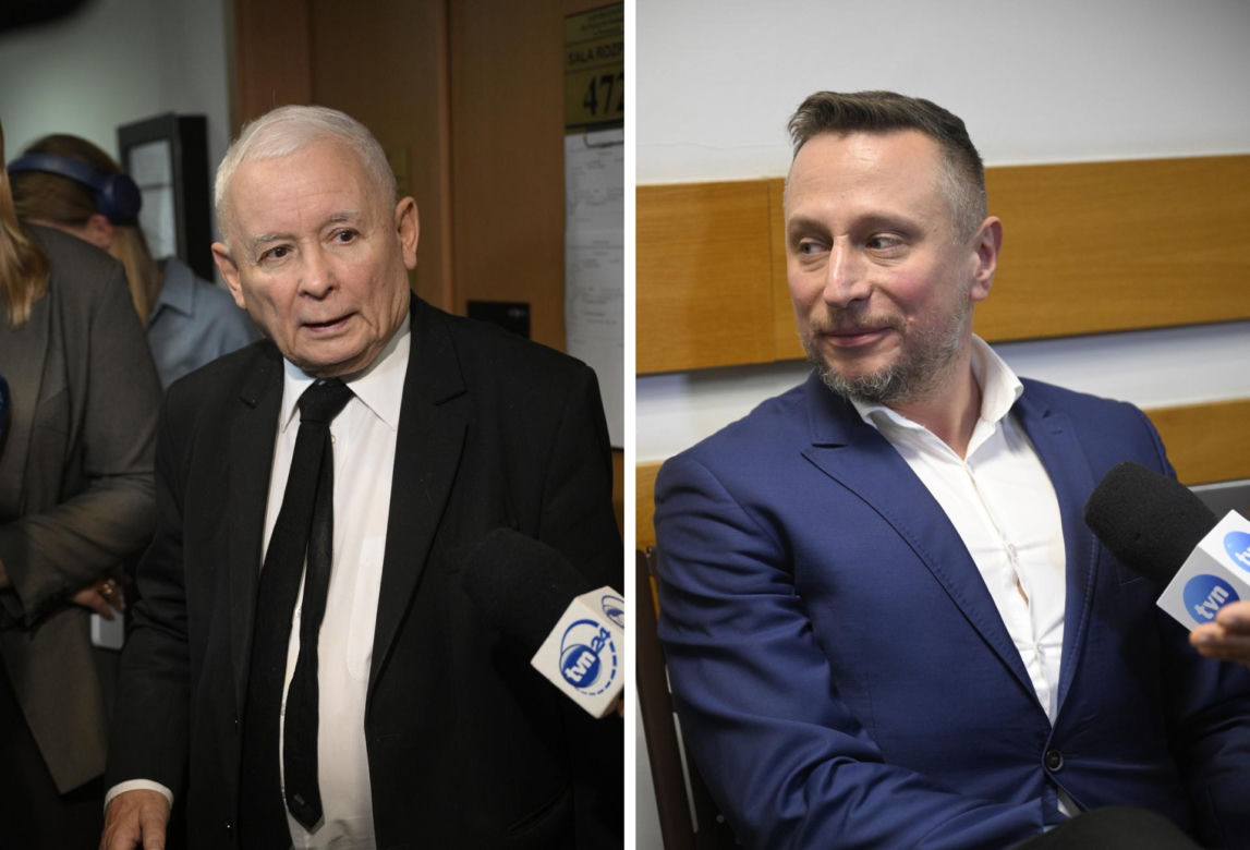 Kaczyński spotkał się z Brejzą przed sądem