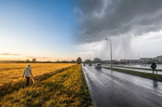 Weekendowy podział w pogodzie. Słońce na zachodzie, deszcz na wschodzie