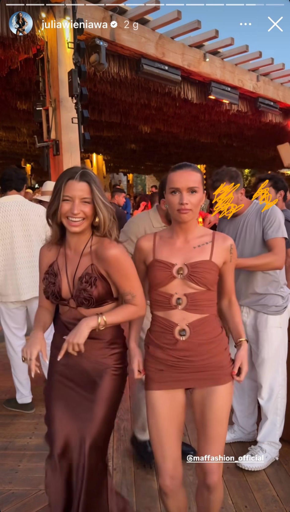 Julia Wieniawa i Maffashion na Mykonos w Grecji