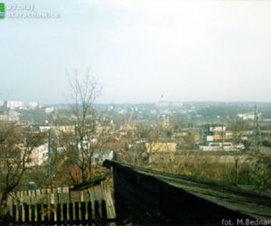 Budowa wiaduktu na trasie N-S Starachowice/marzec 1997
