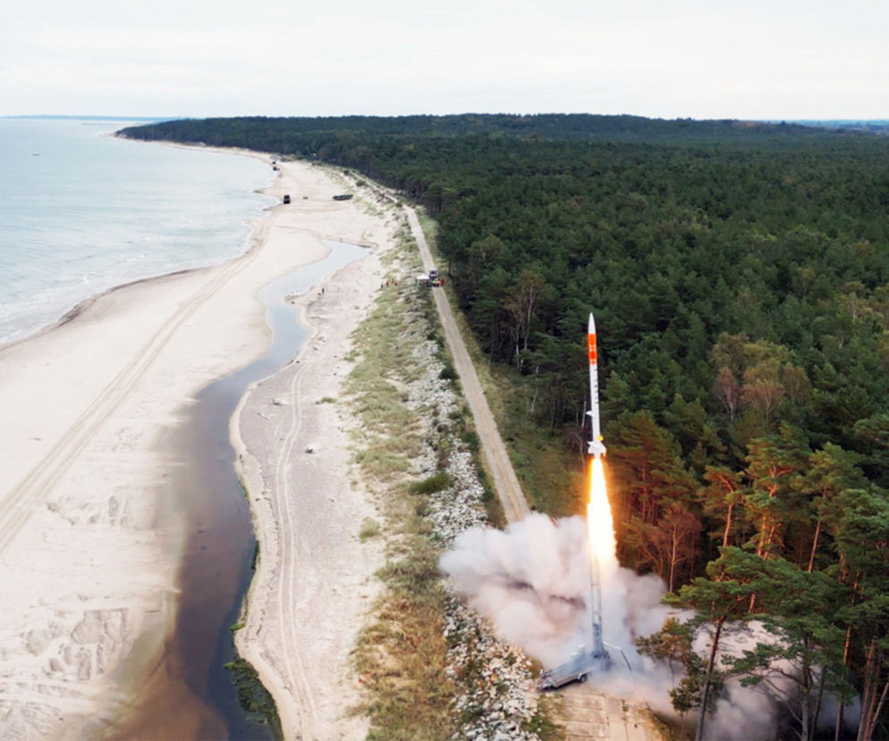 Start polskiej rakiety PERUN z sukcesem. Udało nam się przetestować wiele systemów i eksperymentów