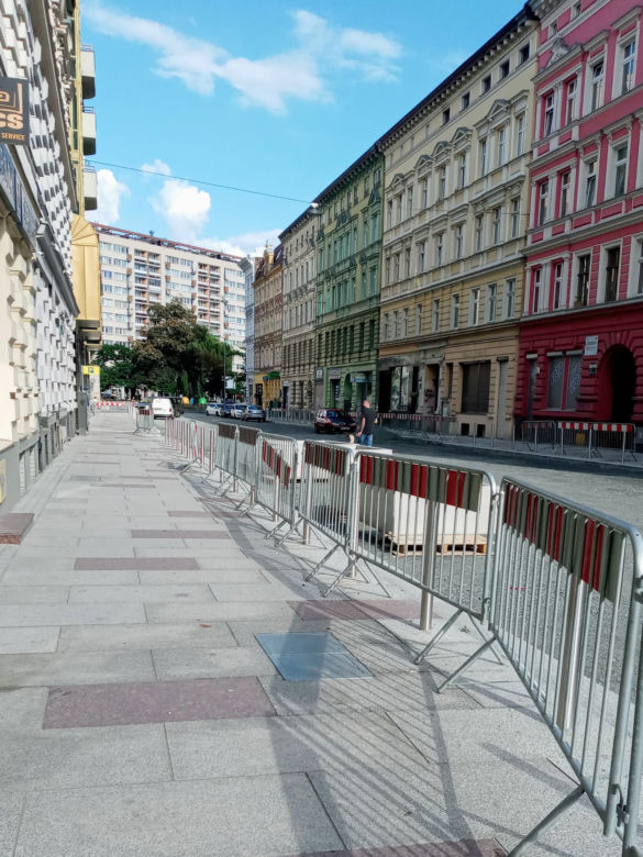 Przebudowa ulic w centrum Szczecina - lipiec 2020