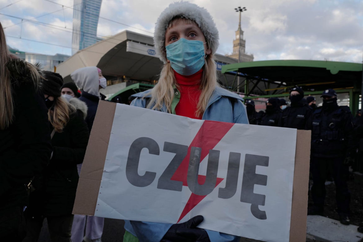 Strajk w Warszawie 8.03.2021