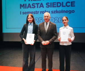 Najzdolniejsi uczniowie odebrali stypendia Prezydenta Miasta Siedlce