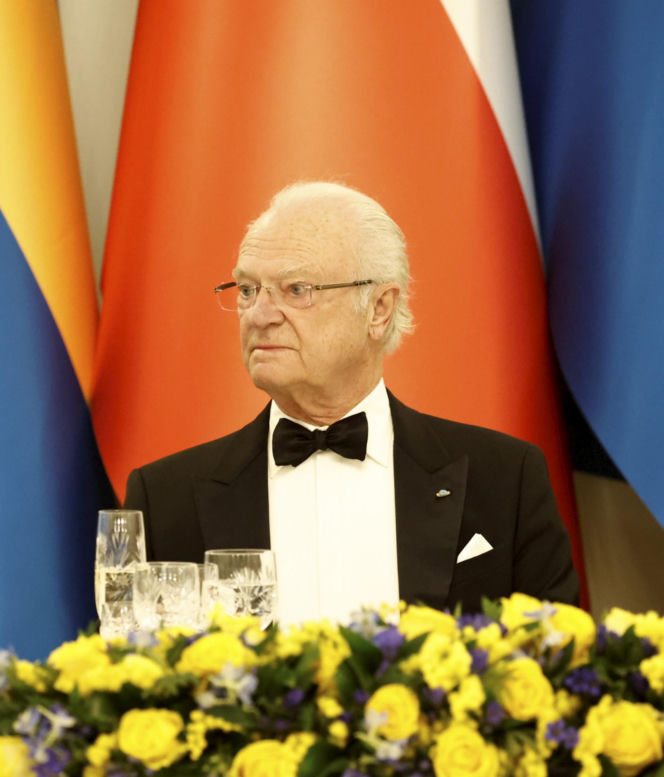 Obiad na cześć szwedzkiej pary królewskiej