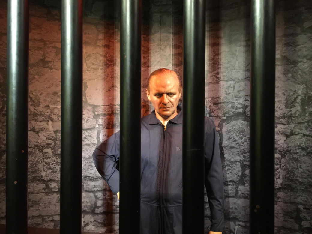 Anthony Hopkins jako Hannibal Lecter - figura woskowa Madame Tussauds