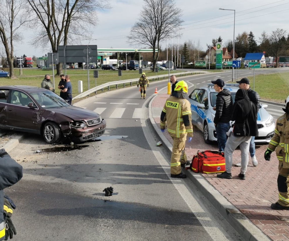 Groźny wypadek w Maryninie