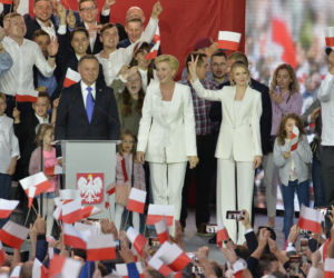 Wieczór wyborczy Andrzeja Dudy