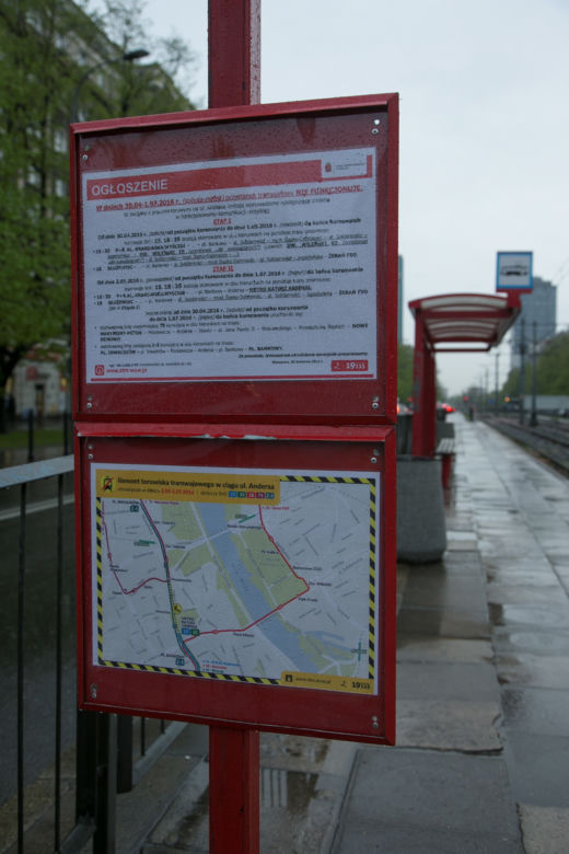Bemowo i Muranów bez tramwajów