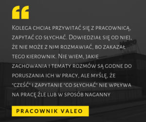 Zastraszanie i terror. Tak traktuje się pracowników w Valeo