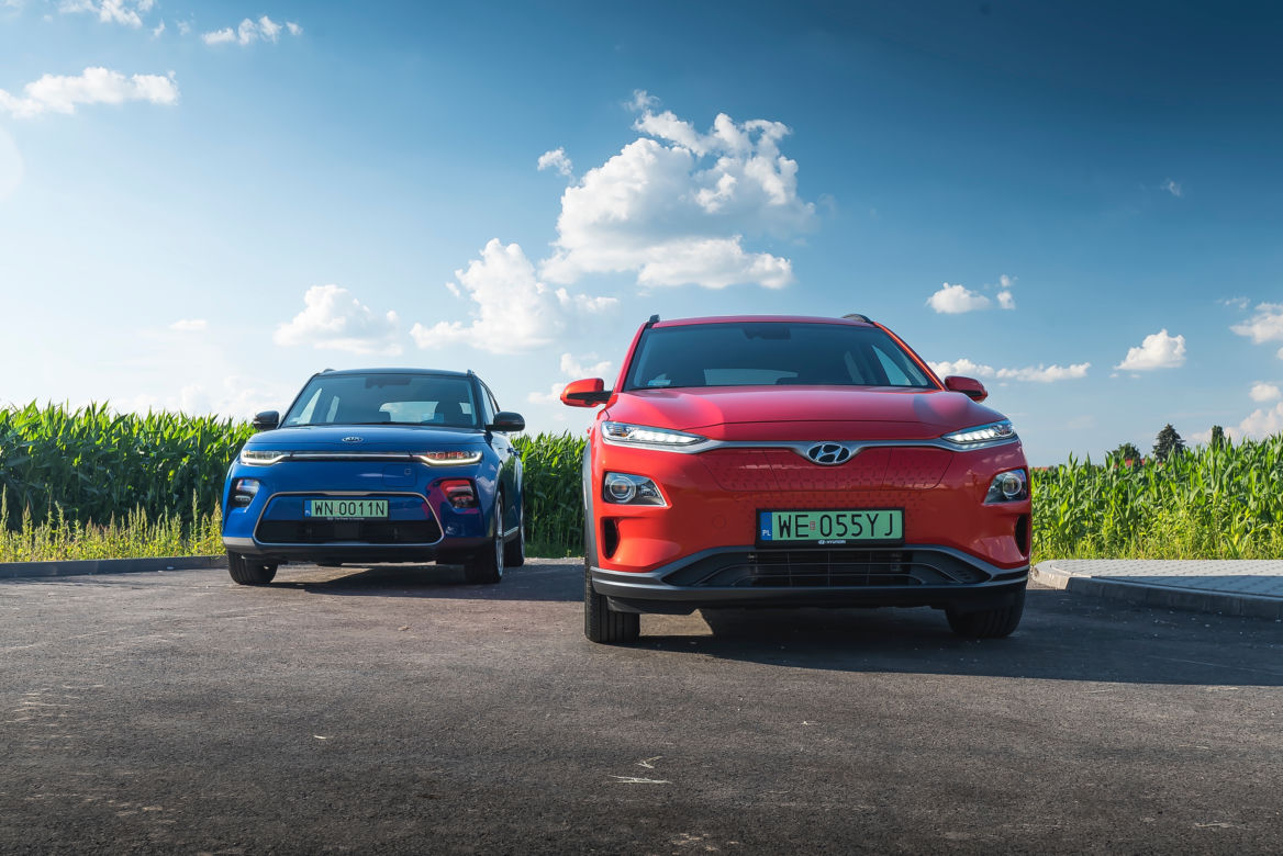 Hyundai Kona Electric 39,2 kWh 136 KM Premium vs. Kia e-Soul 64 kWh 204 KM XL