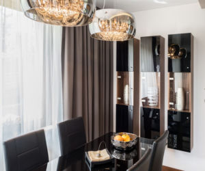 Jadalnia w stylu glamour