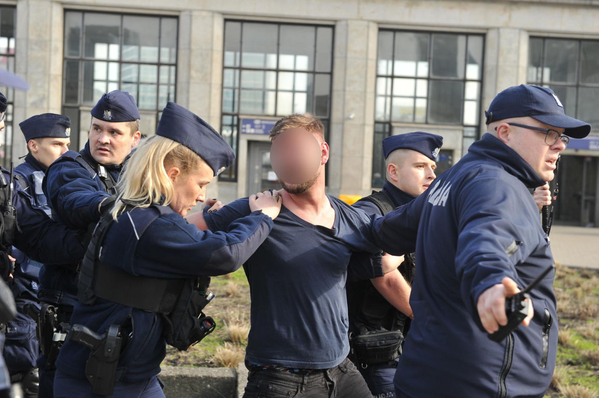 Protest Rolników w Warszawie, gorąco pod PKiN