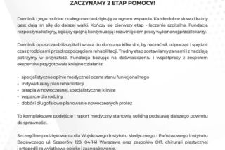 Dominik Hołuj wychodzi dzisiaj ze szpitala! 