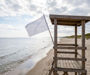 Sinice Chałupy 17.07. Czy w Chałupach można się dzisiaj kąpać? Flaga, warunki pogodowe