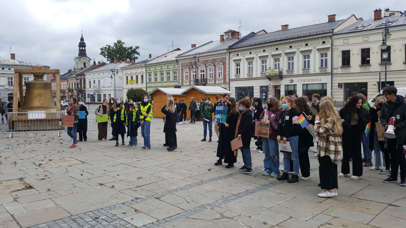 Młodzieżowy Strajk Klimatyczny w Nowym Sączu