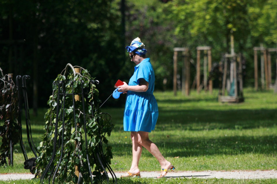 Justyna Sieńczyłło na plaży