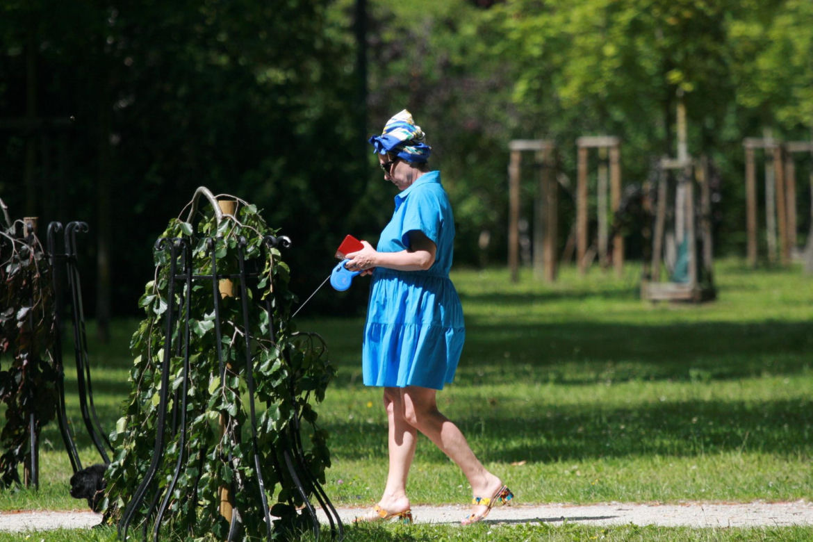 Justyna Sieńczyłło na plaży