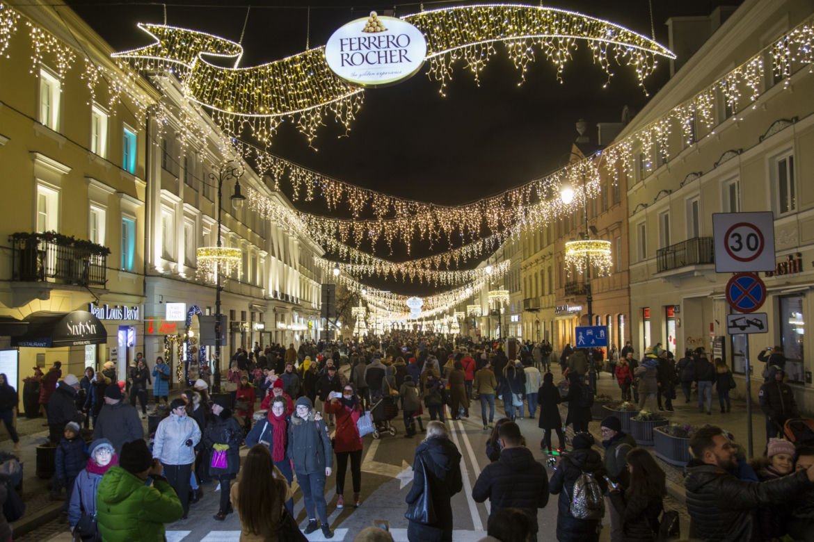Iluminacja w Warszawie