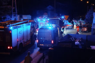 Zderzenie dwóch pojazdów na skrzyżowaniu Kraszewskiego i Ceglanej