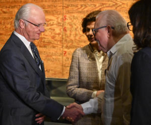 Gdańsk/ Król Szwecji Karol XVI Gustaw oraz królowa Sylwia spotkali się z Lechem Wałęsą