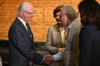 Gdańsk/ Król Szwecji Karol XVI Gustaw oraz królowa Sylwia spotkali się z Lechem Wałęsą