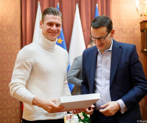 Łukasz Piszczek na śniadaniu z premierem