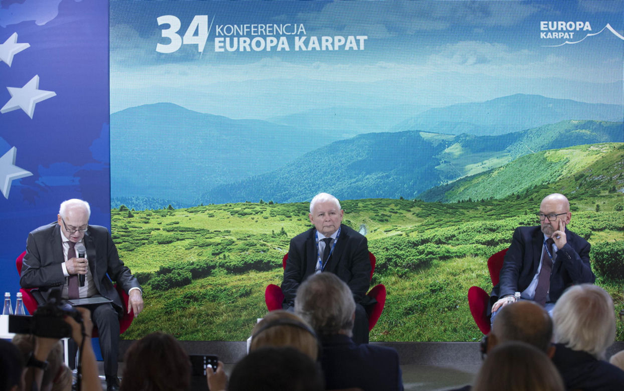 Jarosław Kaczyński, Ryszard Legutko. Forum Ekonomiczne Karpacz 2022