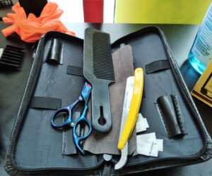 Barberzy odwiedzili chorzowski szpital i zafundowali sylwestrowe fryzury małym pacjentom 